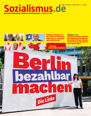 Aktuelle Ausgabe der Zeitung Sozialismus
